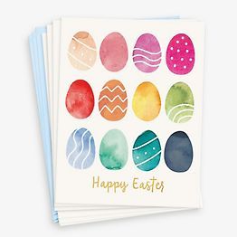 Watercolor Eggs, Easter Paintings, Egg Card, Easter Cards Handmade, Happy Easter Card, Easter Postcards, Eggs Easter, Easter Art, Easter Design