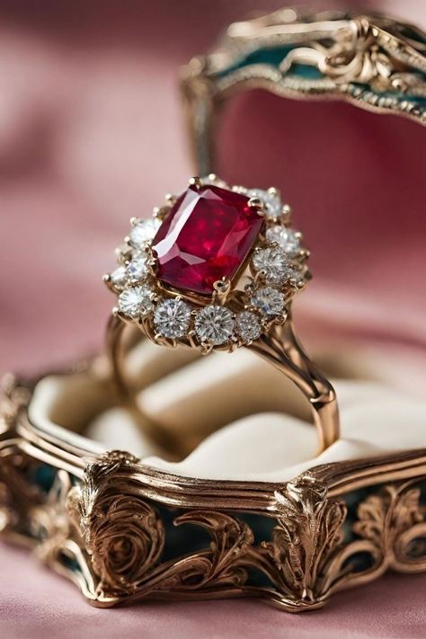 Ruby And Diamond Engagement Rings, Gold And Ruby Engagement Ring, Royal Engagement Ring, Ruby And Diamond Ring Vintage, Timeless Ruby Ring, Oval Ruby Engagement Ring, Vintage Garnet Ring, Victorian Gold Ring, Vintage Ruby Ring