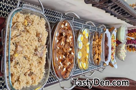 Menu Ideas for Pakistani Dawat | TastyDen Desi Dinner Party Ideas, Indian Lunch Party Menu Ideas, Desi Dinner Ideas, Pakistani Dinner Ideas, Dawat Menu Ideas Pakistani, Shami Kabab, Pakistani Dishes, Pakistani Style, Dinner Party Menu