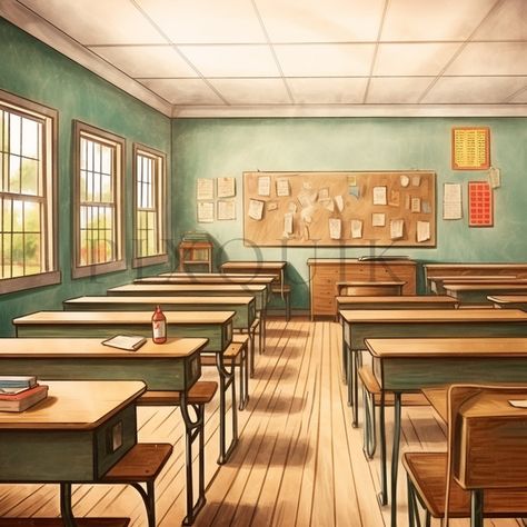 Old Classroom, Classroom Clipart, Collage Images, School Sucks, Welcome To School, Retro School, School Paper, School Clipart, Vintage School