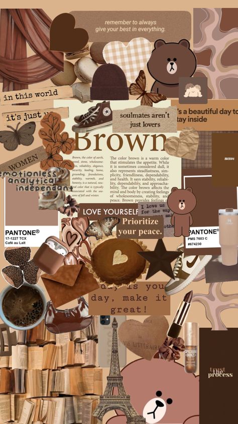 #brown#wallpaper#aethsthetic#slay#bear#vibes Brown Theme Wallpaper, Bear Astethic, Warm Brown Wallpaper, Ipad Wallpaper Collage, Soft Brown Aesthetic Wallpaper, Cute Brown Wallpaper, Brown Bear Wallpaper, Mystical Wallpaper, Baking Wallpaper