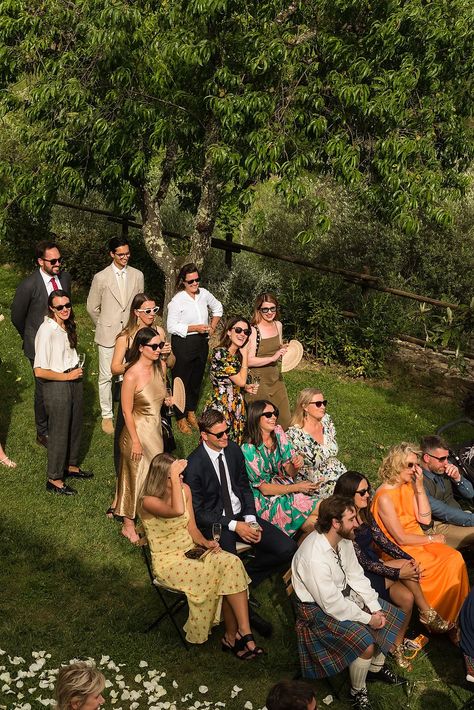 Real Wedding | Camilla + Lucas Wedding Guest Garden Party, Outdoor Summer Party Outfit, Garden Wedding Attire, Garden Party Dress Code, Wedding Guest Photos, Garden Party Formal, Formal Garden Party, Wedding Guest Guide, Engagement Party Guest