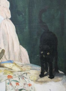 Manet - Olympia, detail cat | Peter | Flickr Olympia Manet, Edouard Manet, 19th Century Art, Black Cat Art, Great Cat, A Black Cat, Cat Painting, Cat Drawing, Impressionism