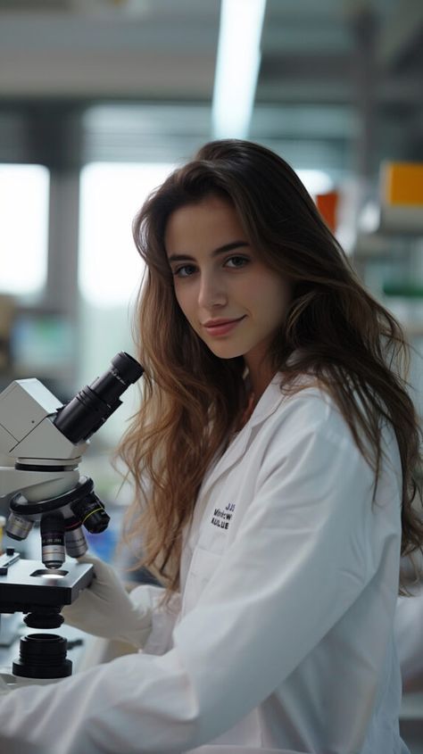 Discover and download free images Focused and Determined: Young #Scientist at Work in the #Laboratory https://aifusionart.com/focused-and-determined-young-scientist-at-work-in-the-laboratory/?utm_source=facebook&utm_medium=social&utm_campaign=ReviveOldPost Lab Work Aesthetic, Science Photoshoot, Laboratory Aesthetic, Scientist Aesthetic, Lab Photography, Team Lab, Woman Scientist, Female Scientist, Aesthetic Doctor