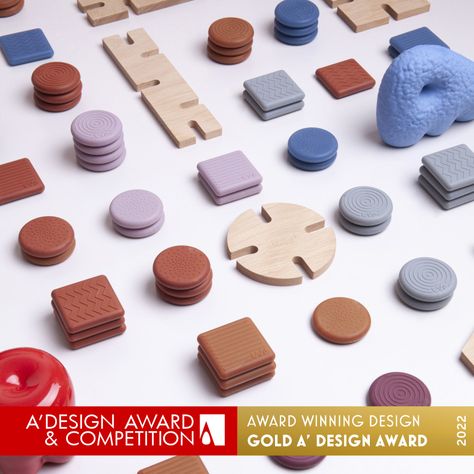 A' Design Award and Competition - Maciej Sokolnicki Bavvic Creative Building Blocks Modular Toys, Wooden Blocks Toys, Creative Building, Imagination Toys, Wooden Building, Wooden Building Blocks, Sustainable Toys, Wood Building, Shapes For Kids