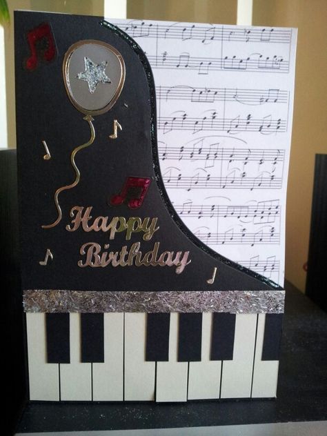 Music File Decoration Ideas, Music File Cover Decoration Ideas, Piano Card, File Decoration, Black And White Paper, Keyboard Music, File Decoration Ideas, Music Crafts, Basic Drawing