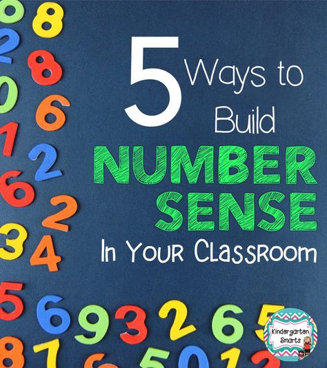 Kindergarten Smarts: 5 Ways to Build Number Sense in Your Classroom Multi Sensory Math Activities, Math Routines, Multisensory Math, Math Rules, Reading Coach, Math Tips, Number Sense Kindergarten, Number Sense Activities, Kids Math