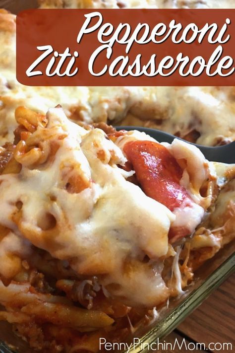 Easy Fast Healthy Dinner Recipes, Ziti Casserole, Easy Cheap Dinners, Italian Recipes Easy, Fast Easy Meals, Dinner Recipes Easy Quick, Cheap Dinners, Italian Dinner, Baked Ziti