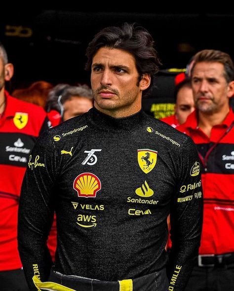 Carlos Sainz on Instagram: "Will miss these colors!! ⚫️🟡 - @scuderiaferrari #essereFerrari #Carlossainz" Carlos Sainz Hot Pics, Spanish Armada, F1 2022, Prince Of Monaco, F1 Wallpaper Hd, Formula 1 Car Racing, Smooth Operator, Formula 1 Car, Richard Mille