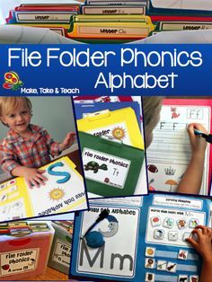 Hands-on activities for learning letters and sounds that can be used over and over again! Learning Letters And Sounds, Phonics Alphabet, Folder Activities, Learn Letters, Preschool Language, Letters And Sounds, Preschool Alphabet, File Folder Activities, Abc Activities