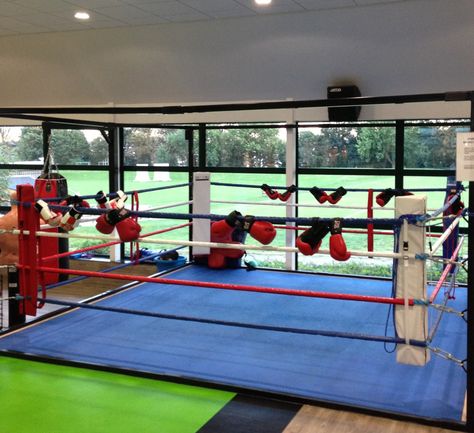 Parx Boxing #Boxing #club #fitness #onlythestrongsurvive Security House, Sports Facility Architecture, Pokemon Decor, Sports Facility, Club Fitness, Boxing Rings, Boston Garden, Small Gym, Boxing Ring