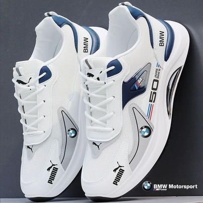 Phdan DY - PUMA® 2023 BMW Collaboration Men's Sports Shoes... Trendy Shoes For Men, Best Casual Shoes, Sports Shoes For Men, Gents Shoes, Stylish Mens Suits, Polo Shirt Design, Fashion Shoes Sandals, Shoes Outfit Fashion, Puma Shoes