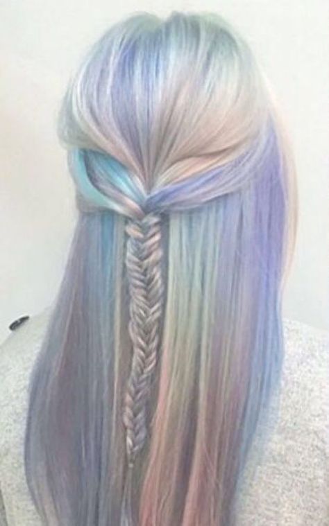 50+ Sexy & Expressive Opal Hair Color For Every Occasion - EcstasyCoffee Holographic Hair, Opal Hair, Hair Color Pastel, Winter Hair Color, Trendy Hair Color, Winter Hair, Grey Hair Color, Winter Is Here, Pastel Hair