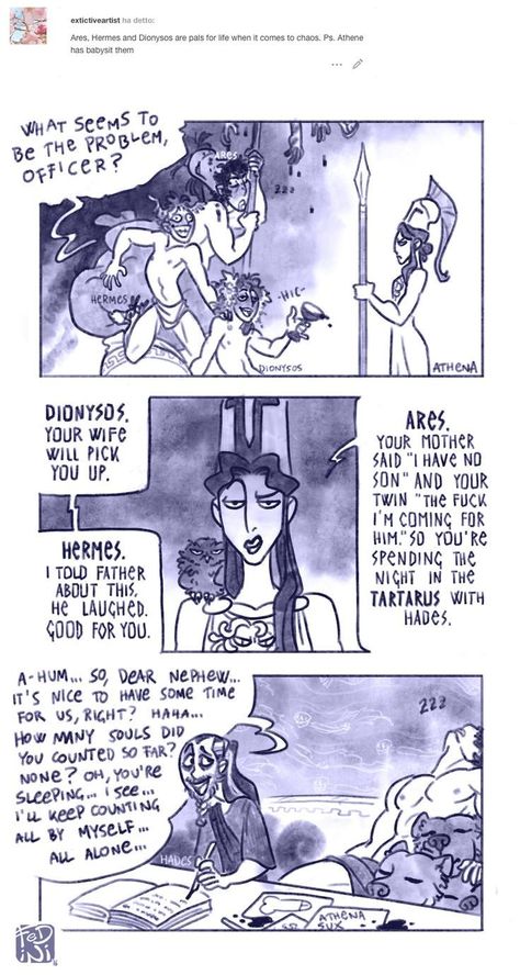 Athena Hades, Athena Art, Greek Mythology Humor, Greek Gods And Goddesses, Greek And Roman Mythology, Greek Mythology Art, Lore Olympus, Hades And Persephone, Roman Mythology