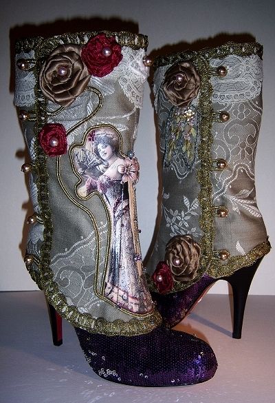 Fairytale Core, Mode Steampunk, Dr Shoes, Victorian Lady, Shoe Display, Rococo, Leg Warmers, Pretty Outfits, Me Too Shoes