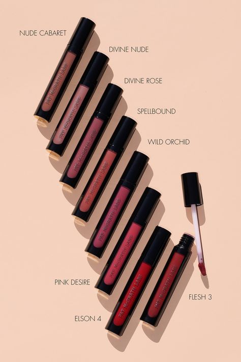 Pat McGrath LiquiLUST Legendary Matte Lipstick Pat Mcgrath Makeup Products, Eyeshadow Looks Dark, Pat Mcgrath Eyeshadow Looks, Pat Mcgrath Eyeshadow, Pat Mcgrath Lipstick, Under Eye Setting Powder, Pat Mcgrath Makeup, Cute Lipstick, Dream Makeup