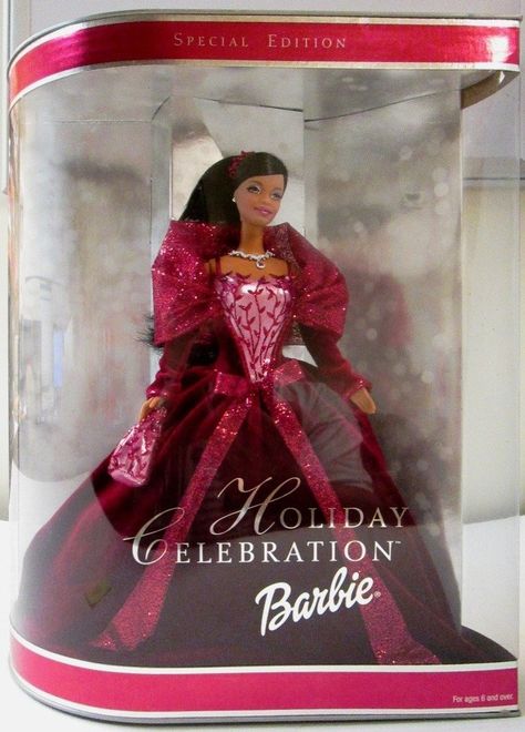 AmazonSmile: 2002 Holiday Celebration African American Barbie: Toys & Games Happy Holidays Barbie, Barbie 2000, Barbie Collector Dolls, Christmas Barbie, Vintage Barbie Clothes, Holiday Barbie, Beautiful Barbie Dolls, Disney Dolls, Barbie Princess