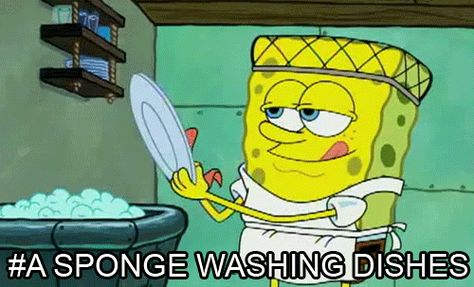 The evilest thing in your kitchen: the sponge. | A Complete Cleaning Guide For The Germaphobe In You Classic Spongebob, Spongebob Logic, Cartoon Logic, Meme Spongebob, Funny Spongebob, Spongebob Quotes, Oh The Irony, Spongebob Funny Memes Hilarious, Spongebob Memes Hilarious