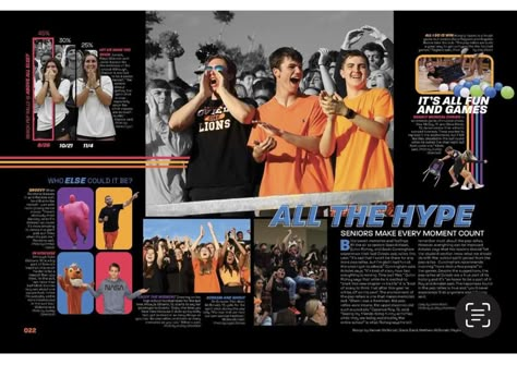 Spirit Week Spreads Yearbook, Fall Yearbook Spreads, Pep Rally Yearbook Spread, Unique Yearbook Spreads, Yearbook Design Layout, Yearbook Inspiration, Yearbook Spreads, Yearbook Layouts, Yearbook Pages