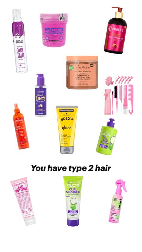 Products for your type 2 a,b,c hair Type 2 Hair, 2a Hair, Air Dry Cream, Wavy Hair Care, Wavy Curly Hair, Curly Hair Routine, Styling Gel, Cream Style, Hair Routines