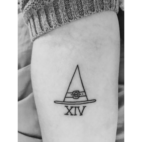 Salem Witch Trial Tattoo. Fourteen women died in Massachusetts. Feminist tattoo. Salem Themed Tattoo, Salem Massachusetts Tattoo Ideas, Salem Witch Trials Tattoo, Salem Massachusetts Tattoo, Salem Tattoo Ideas, Salem Tattoo, Massachusetts Tattoo, Witch Tattoos, Salem Trip