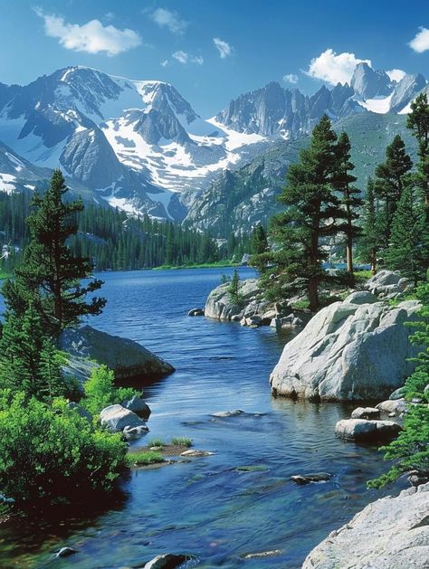 Rocky Mountains Aesthetic, Kevin Carden, Inner Landscape, Rocky Mountain National Park Colorado, Nature Aesthetics, Japan Garden, Beautiful Landscape Photography, Dream Place, Garden Spring