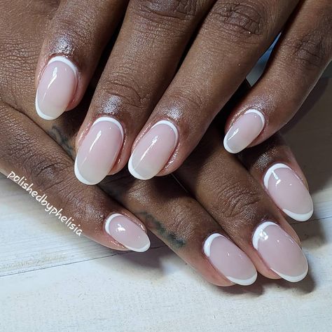 Side French Manicure, Reverse Manicure French, Half Moon Manicure Vintage, Reversed French Manicure, Reverse French Nails Half Moon Manicure, Reverse French Tip Nails, Reverse French Tip, Polygel Manicure, Reverse Manicure