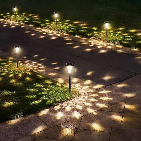 Backyard Solar Lights, Last Super, Landscape Walkway, Solar Yard Lights, Solar Spot Lights, Solar Lights Outdoor, Solar Pathway Lights, Pathway Lights, Yard Landscape