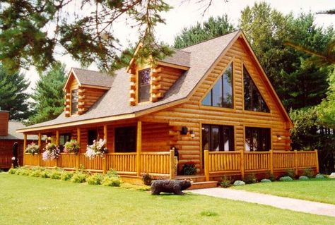 All information, facts, and pictures about Chalet Style House. Wausau Homes, Chalet Style Homes, Small Log Cabin, Chalet Interior, Chalet Design, Concept Model, Chalet Style, Architecture Modern, Architecture Concept