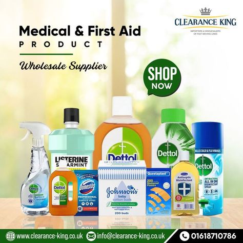 Medical and First Aid Products Wholesale Supplier Dettol Antiseptic, Johnsons Baby, Mouth Wash, Essential Oils For Pregnancy, Washing Machine Cleaner, Improve Nutrition, Daily Yoga Workout, Women Health Care, Disinfectant Spray