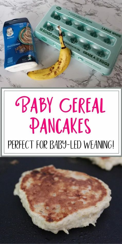 Baby Food Pancakes Easy, Breast Milk Pancakes For Baby, Pancakes For 9 Month Old, Baby Led Weaning Pancakes 6 Months, Baby Led Weaning Pancakes, Baby Banana Pancakes, Banana And Egg Pancakes, Baby Pancakes Recipe, Banana Pancakes For Baby