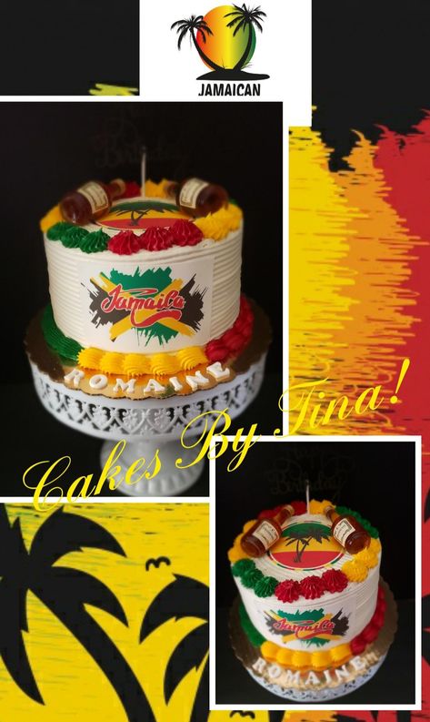 Jamaica Themed Cakes, Jamaica Cake, Rasta Cake, Rasta Party, Cake Logo, Sweetest Thing, Cake Decor, Themed Cakes, Jamaica