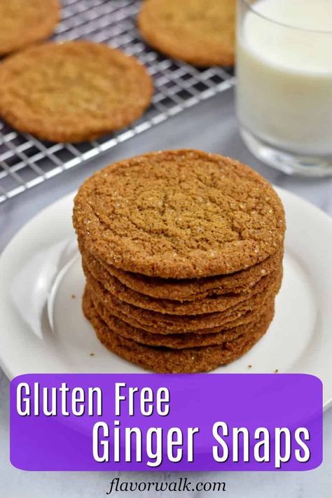 Gluten Free Ginger Snaps, Monster Cookies Recipe, Work Recipes, Gf Cookies, The Perfect Cookie, Gluten Free Flour Mix, Cookies Gluten Free, Gluten Free Cookie Recipes, Gluten Free Christmas