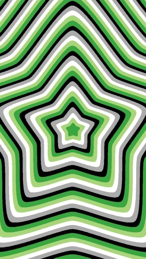 Star Wallpaper, Green