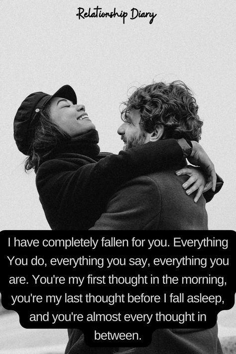 #relationshipquotes #lovequotes #relationshipquotesforhim #lovelife#couplegoals #lovequotesforher You Are My First Thought In The Morning, First Thought In The Morning, Before I Fall, Falling For Someone, I Love You Quotes, Fitness Advice, Deep Quotes, Fall For You, Love Yourself Quotes