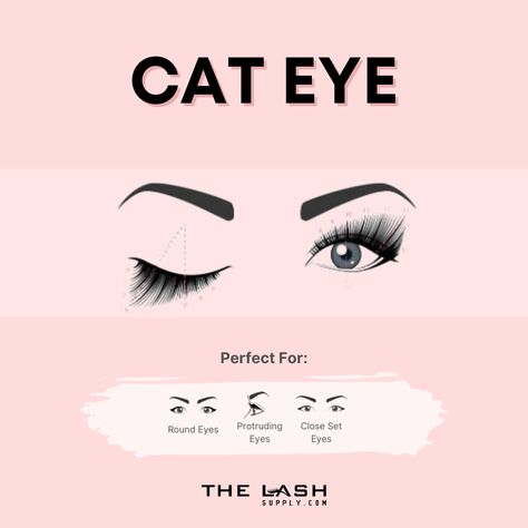 Who needs winged eyeliner when you can have the sultry cat eye lash style? 😻 This lash look is perfect for round or downturned eyes, and it's definitely one of our favorites! What about you? Let me know in the comments! Have a fabulous Sunday, lash babes! 💕 #lashmap #lashtips #lashes #lashextensions #volumelashes #thelashsupply Cateye Eyelashes Extensions, Eye Lash Style, Downturned Eyes, Lash Tips, Cat Eye Lashes, Eyelashes Extensions, Lash Style, Cat Eye Lash, Round Eyes