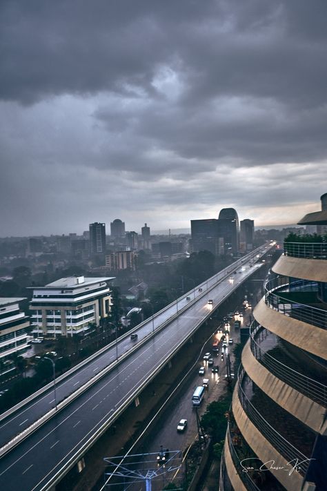 Kenyan Aesthetic, Nairobi Expressway, Nairobi Aesthetic, Nairobi Skyline, Kenya Aesthetic, Sudanese Culture, Travel Kenya, African Cities, Board Mood