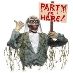 Zombie Party Decorations | ... Have an Apocalypse Party! | A Girls Guide to the Zombie Apocalypse Zombie Party Decorations, Zombie Apocalypse Party, Zombie Decorations, Halloween Props Scary, Zombie Birthday Parties, Halloween Wedding Invitations, Zombie Birthday, Horror Party, Zombie Party