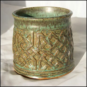 Ancient Irish Pottery | Found on aon-celtic.com Celtic Pottery, Celtic Ireland, Irish Pottery, Celtic Nations, Celtic Green, Ancient Celts, Celtic Heart, Pottery Inspiration, Celtic Knotwork