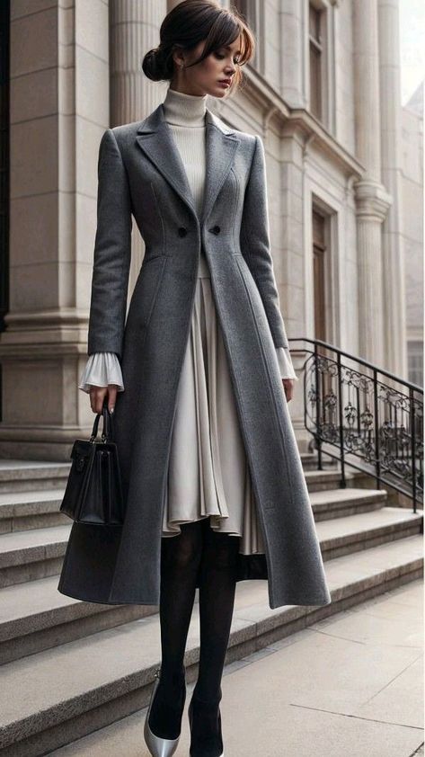 Modern Day Royalty Outfits, Quiet Luxury Outfits Women Winter, Elegant Dresses Classy Rich, Style Boots With Jeans, Sweater Over Shoulders, Fall Skirt Outfits With Boots, Winter Outfits With Skirts, Autumn Date Night, Skirt Outfits With Boots