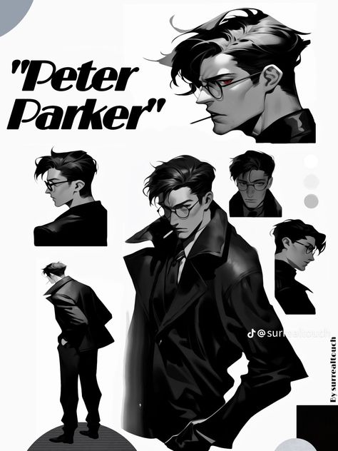 Noir Spiderman, Spider Man Noir, Spider Noir, Spiderman 3, Spider Art, Marvel 3, Comic Panels, Character Sheet, Spiderman Art