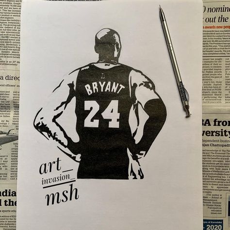 Heroes come and go but legends are forever #artinvasion ; #kobebryant ; #mambamentality ; #sketch ; #blackmamba ; #kobebryantsketch ; #art ; #artinvasionbymsh ; #stencilart ; #drawing ; #artwork ; #dailyart ; #artoftheday ; #creativeart ; #drawholic ; #blackandwhite ; #stencil ; #kobebryant24 ; #stencilartbyhand ; #markerart ; #kobebryant8 ; #kobe ; #kobebryantstencil ; #losangeleslakers ; #lakers ; #nba ; #instart ; #bnw ; #basketball ; #ink ; Kobe Stencil, Kobe Sketch, Kobe Bryant Sketch, Kobe Drawing, Kobe Brynt, Kobe Bryant Drawing, Nba Drawings, Basketball Sketch, Kobe Brayant