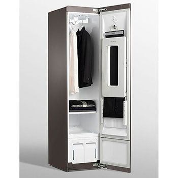 LG Styler: Discover the LG Steam Closet System | LG USA Lg Steam Closet, Steam Closet, Laundry Room Appliances, Lg Styler, Clean Closet, Cleaning Room, Laundry Room Wallpaper, Smart House, Laundry Room Flooring