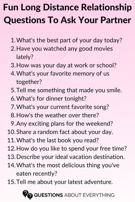 A list of Questions for Long Distance Relationships Long Distance Relationship Activities, Long Distance Relationship Questions, Long Distance Relationship Advice, Questions To Ask Your Partner, Relationship Journal, Long Distance Dating, Relationship Activities, Intimate Questions, Fun Questions