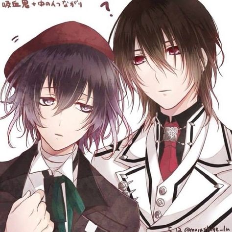 Kaname Vampire Knight, Azusa Diabolik Lovers, Azusa Mukami, Vampire Knight Yuki, Yuki Kuran, Vampire Knight, Diabolik, Diabolik Lovers, Anime Crossover