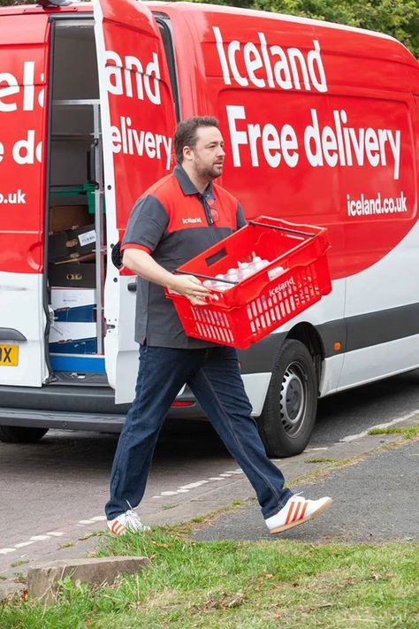 Supermarket Uniform, Jason Manford, Ant Middleton, Richard Walker, Peter Andre, Coffee Delivery, Friendship Over, Driver Job, First Day Of Work