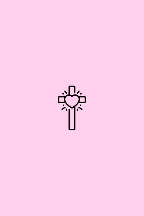 Pink Jesus Widget, Pink Cross Aesthetic, Christian Girl Pfp, Pink Cross Wallpapers, I Love Jesus Pfp, Cross Pfp, God Pfp, Jesus Wallpapers, Christian Background Images