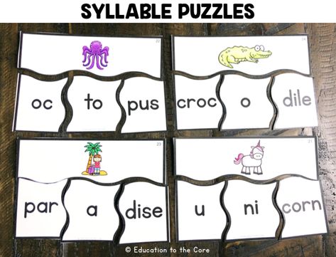 2nd Grade Literacy, Syllable Games, Literacy Centres, Reading Fluency Passages, High School Counseling, Fluency Passages, Choice Board, Phonics Practice, Master List