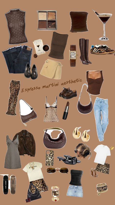 Espresso Martini Aesthetic, Martini Aesthetic, Espresso Brown, Brown Outfit, Style Savvy, Espresso Martini, Brown Aesthetic, Simple Outfits, Martini