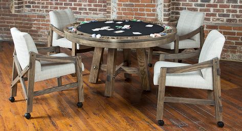 Loft game table scene